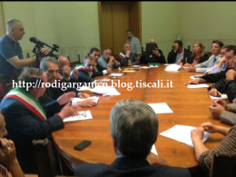 Chiusura tribunale Rodi, 7 sindaci del Gargano dimissionari dal Prefetto