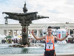 Dario e Alessandra, il re e la regina della "Foggia City Half Marathon"