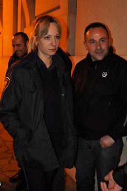 Le foto della protesta dei vigilantes della Metropol sotto la Prefettura di Foggia