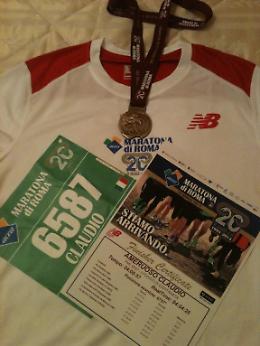Più forti del maltempo i maratoneti dauni alla ventesima Maratona di Roma