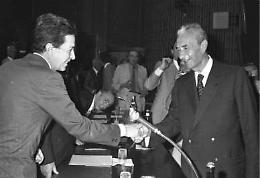 Oggi, 12 Aprile 1968, a Foggia Aldo Moro parla, per la prima volta, di compromesso DC-PCI