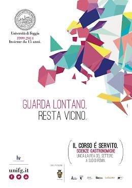Le FOTO della campagna comunicazione di UNIFG