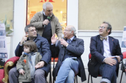 Le FOTO del confronto semiserio tra i candidati sindaci di Foggia condotto da Gioacchino Rosa Rosa