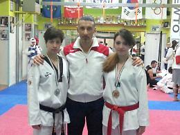 Sara, Morena e Francesco sul podio dell’Olympic Dream Cup