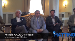 La conferenza stampa con Placido al Giordano