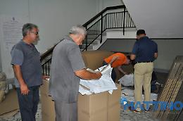 Le FOTO del trasbordo delle schede elettorali di Foggia "licenziate" dalla Commissione