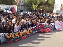 Foggia, mille studenti in piazza contro la riforma della scuola