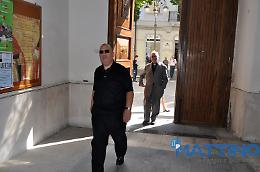 Le foto della riunione della Curia di Foggia per l'annuncio del nuovo Arcivescovo Pelvi
