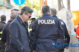 Le FOTO del crollo di Via Ingino
