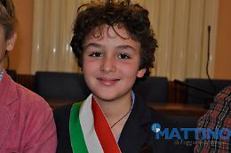 Ecco il nuovo sindaco junior di Foggia: Giacomo Curato, 11 anni, dell'Alfieri