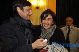 FOTO. Stefàno a Foggia non apre case ma nel Comune propone un presidio permanente sulla legalità