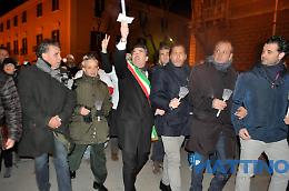 Le FOTO della fiaccolata per la legalità a Foggia