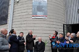 Le FOTO dell'intitolazione della Tribuna Ovest dello Zaccheria a Vittorio Cosimo Nocera