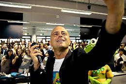 All'Università di Foggia "Striscia La Notizia" con Luca Abete
