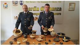 Traffico di reperti archeologici, denunce ad Apricena e San Severo