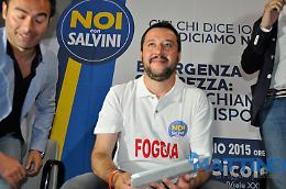 Salvini avalla l'operato di chi governa la Lega in Puglia: «Chi fa polemiche è fuori»