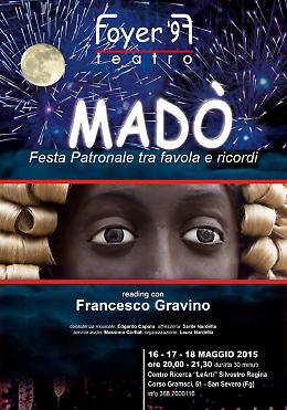 A San Severo "Mado'", reading con Francesco Gravino 