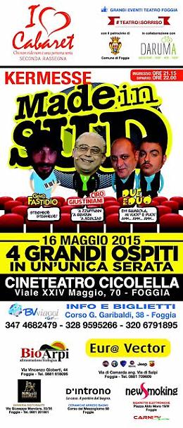 Stasera risate assicurate con "Made in Sud kermesse"