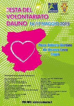 Torna la festa del Volontariato Dauno