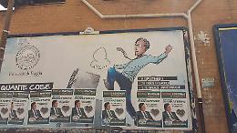 La propaganda elettorale di Giannatempo copre manifesti UniFg, il Rettore: «Inciviltà»