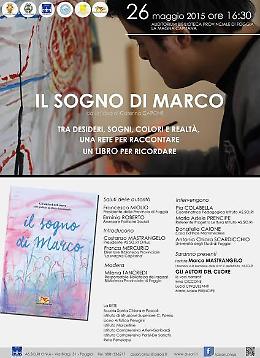 Marco Mastrangelo racconta il "suo sogno" in Biblioteca provinciale