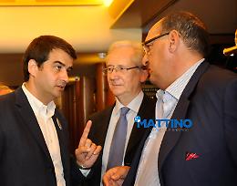 Fitto a Foggia per inaugurare il "quartier generale" dei Conservatori e Riformisti di Capitanata