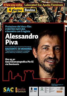 Il regista Alessandro Piva a Bovino incontra i giovani video-makers che “raccontano” i Monti Dauni