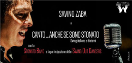 Savino Zaba da non perdere in Puglia. Con una promessa: “Canto…anche se sono stonato” 