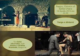 Nel chiostro di Santa Chiara a Foggia “Tango e dintorni”