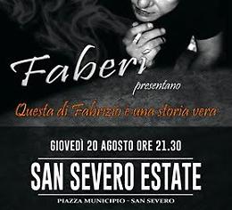 A San Severo i Faberi questa sera raccontano Fabrizio De Andrè