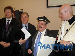 Unifg, Laurea honoris causa ad Alberto Mieli