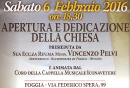 Deo gratias! Sabato inaugurazione della Parrocchia San Filippo Neri
