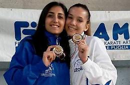 Caterina e Federica staccano il biglietto per gli Juniores nazionali di kumite