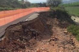 Castelnuovo "vietata": chiusa la strada provinciale 5