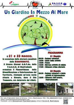 A Siponto, Giovani e Ase per un “Giardino in mezzo al mare”