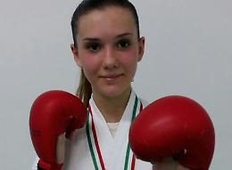 Karate, attenti a Federica: picchia duro e vale oro