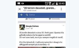 Offese ai morti della tragedia ferroviaria, la Polizia vada a prendere questo delinquente!
