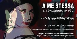 "A me stessa e comunque a voi", l'art performance di 10 minuti in "streamago"