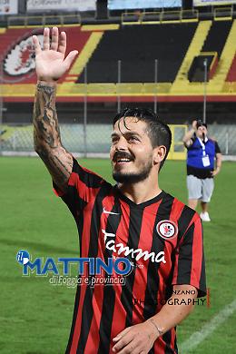 La foto cronaca di Foggia Vibonese e dei tre moschettieri rossoneri che difendono la vetta
