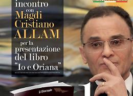 "Io e Oriana", Magdi Cristiano Allam, erede sprirituale della Fallaci, presenta il suo libro