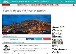 Jacopo Fo e quel film su Matera rimasto chiuso in un cassetto