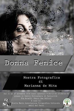 “Donna Fenice”, da domani a domenica a “Parcocittà” la mostra fotografica di Marianna De Mita 