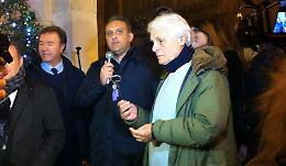 Michele Placido apre a Candela la Casa di Babbo Natale
