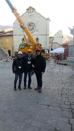 Terremoto: ingegneri lucani a Bastia Umbra e Norcia per i rilievi tecnici sui fabbricati 