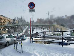 Prima neve, disagi a Potenza 
