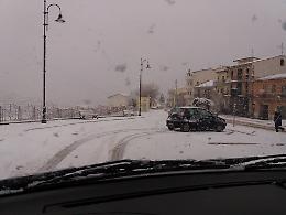 La Befana mantiene le promesse, ecco la prima neve nel Foggiano