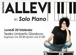 Club Unesco, Giovanni Allevi in concerto per beneficenza