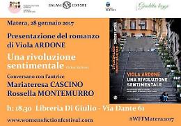 A Matera la rivoluzione sentimentale di Viola Ardone