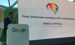 Pittella punta sull'intelligenza artificiale di Google per rilanciare le imprese lucane