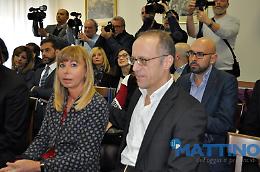 Landella saluta De Castris: il procuratore capo più giovane d'Italia al suo arrivo a Foggia, quattro anni fa